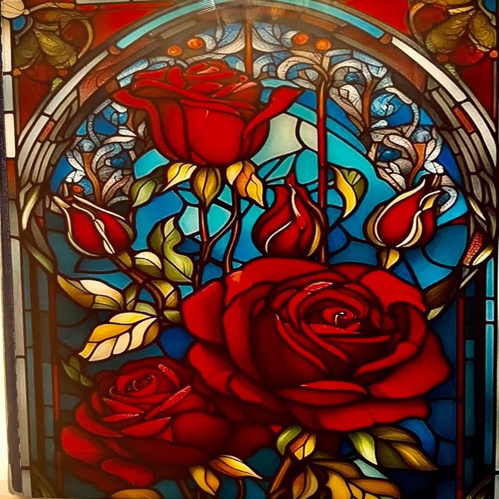 Kitchen glass decor